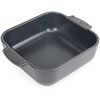 Форма для запекания квадратная SLATE 1,1 л, 21 см, серый, Peugeot