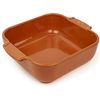 Форма для запекания квадратная TERRACOTTA 1,1 л, 21 см, терракотовый, Peugeot