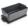Форма для запекания с крышкой SLATE 650 мл, 20 х 11 см, серый, Peugeot