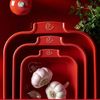 Форма для запекания квадратная RED 1,1 л, 21 см, красный, Peugeot, изображение 3