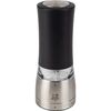 Мельница для соли электрическая 16 см, нержавеющая сталь, цвет черный, DAMAN PEUGEOT, Франция