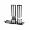 Набор электрических мельниц для соли и перца на подставке, 20см,  6 степеней помола, ELIS SENSE PEUGEOT, Франция