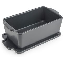 Форма для запекания с крышкой SLATE 650 мл, 20 х 11 см, серый, Peugeot