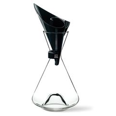 Декантер для вина OSYRIS, объем: 750 мл, высота: 25 см, в набор входит воронка и каплеуловитель, материал: стекло, пластик, 230258, PEUGEOT VIN, Франция