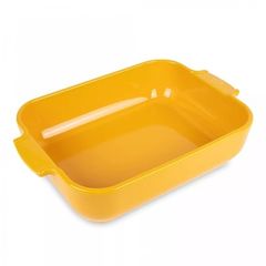Форма для запекания прямоугольная керамика, SAFFRON YELLOW, Peugeot