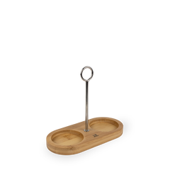 Подставка для мельниц диметром 6,5 см, бамбуковая, L 18,7 см, h 1,6 см, LINEA PEUGEOT, Франция