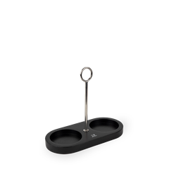 Подставка для мельниц диаметром 6,5 см, бамбуковая черная,  L 18,7 см, h 1,6 см, LINEA PEUGEOT, Франция