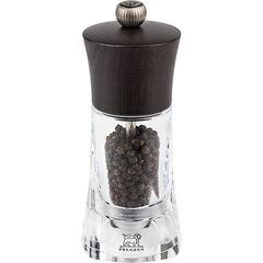 Мельница для перца 14 см, акрил, бук, цвет шоколадный, OLERON PEUGEOT, Франция