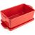 Форма для запекания с крышкой RED 650 мл, 20 х 11 см, красный, Peugeot