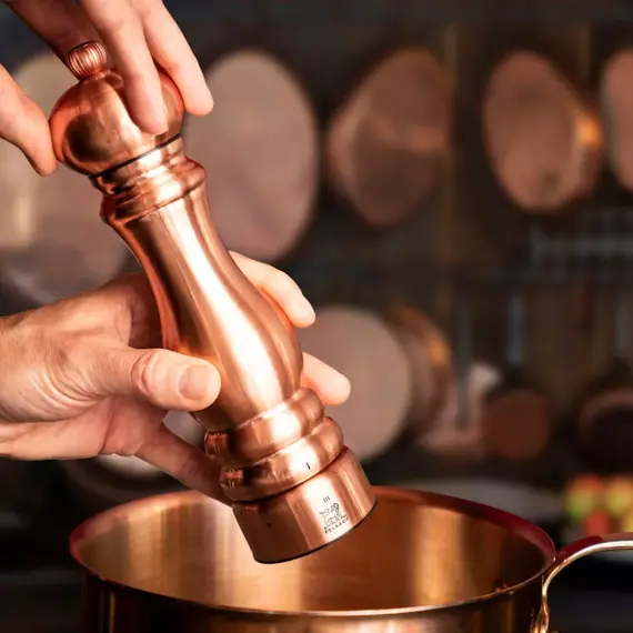 Мельница для перца 22 см, нержавеющая сталь, цвет медный, PARIS CHEF COPPER PEUGEOT, Франция, изображение 5