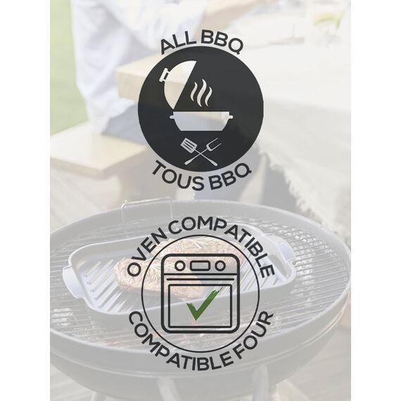 Блюдо круглое для пиццы 38х34 см, h 2,5 см, GRILL TO TABLE, Peugeot, изображение 4