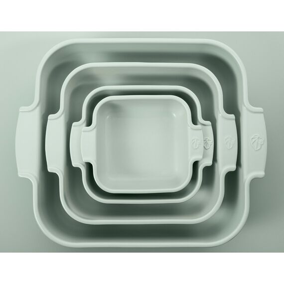 Квадратная форма для запекания 660 мл, 18 см, h=5,1 см, SAGE GREEN, Peugeot, изображение 3