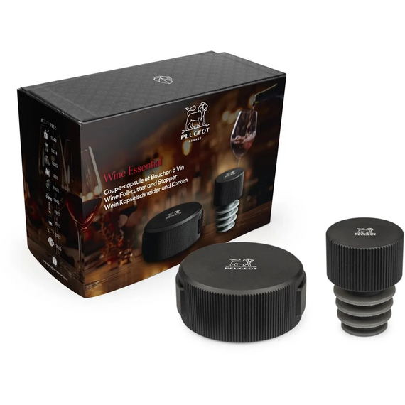 Обрезатель фольги и укупорка для вина, темно-серый, LINE, PEUGEOT, Франция