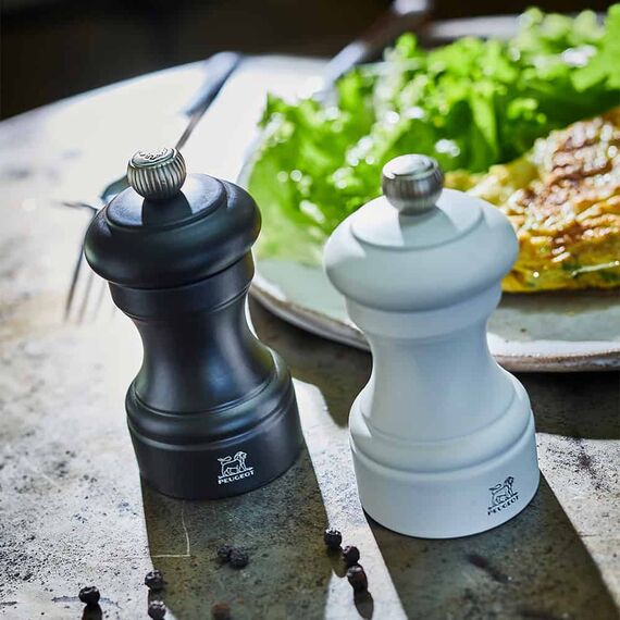 Набор ручных мельниц для соли и перца Duo, бук, 10см , черно-белый, BISTRO PEUGEOT, Франция, изображение 3