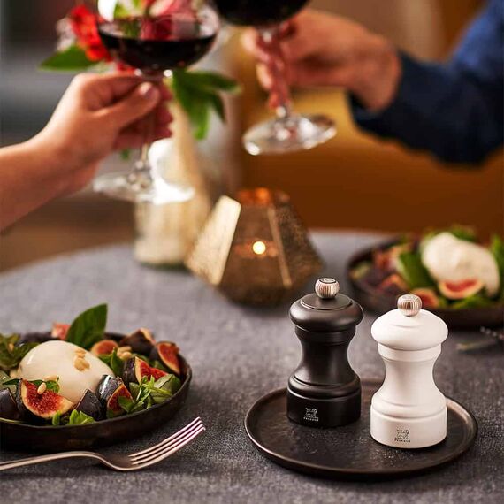 Набор ручных мельниц для соли и перца Duo, бук, 10см , черно-белый, BISTRO PEUGEOT, Франция, изображение 6