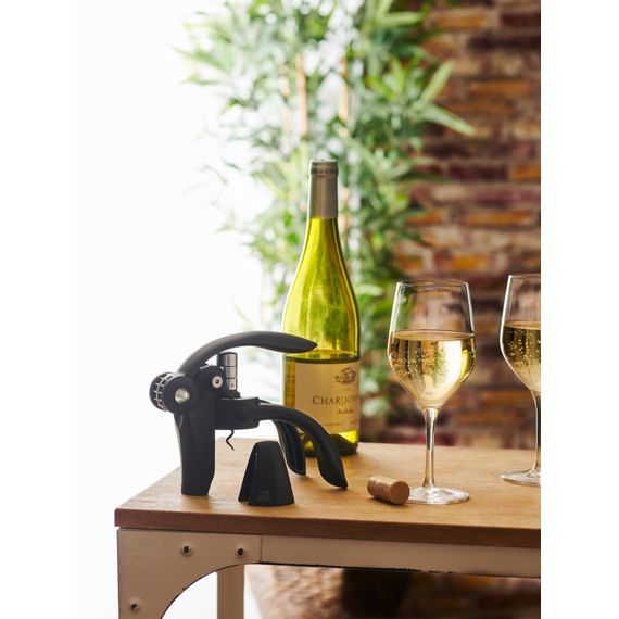 Штопор для вина механический, пластик, черный, BALTAZ PEUGEOT, Франция, изображение 6