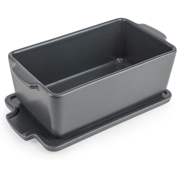 Форма для запекания с крышкой SLATE 650 мл, 20 х 11 см, серый, Peugeot