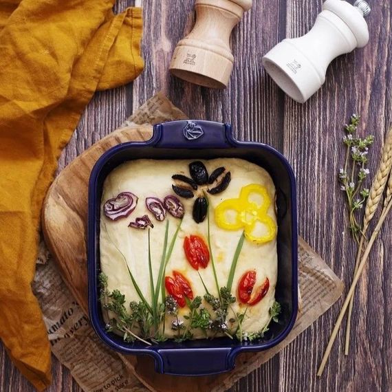 Форма для запекания квадратная BLUE 2,7 л, 28 см, синий, Peugeot, изображение 4