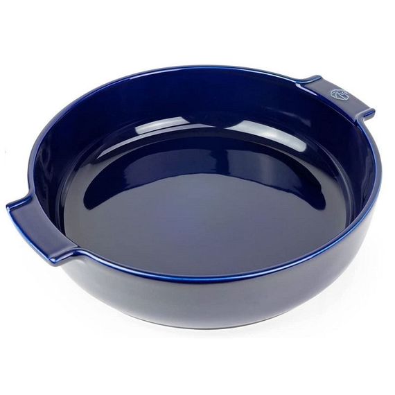 Форма для запекания круглая Blue, 34 см, синяя, Peugeot