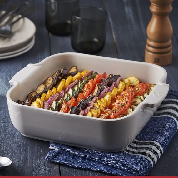 Форма для запекания квадратная ECRU 1,1 л, 21 см, слоновая кость, Peugeot, изображение 2