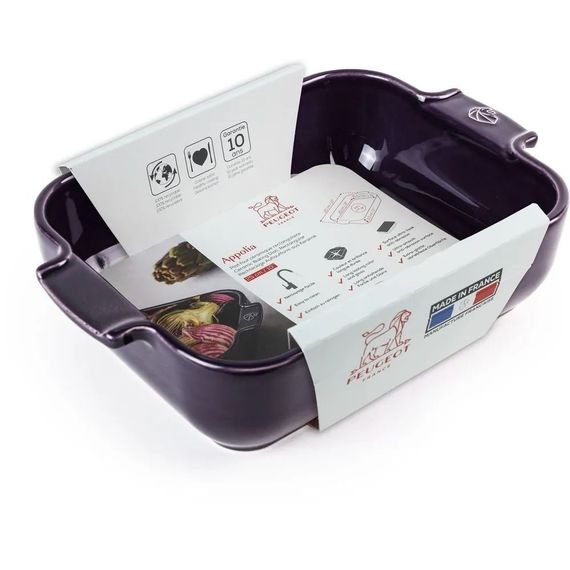 Форма для запекания прямоугольная EGGPLANT 1,4 л, 25 х 15,5 см, фиолетовый, Peugeot, изображение 2