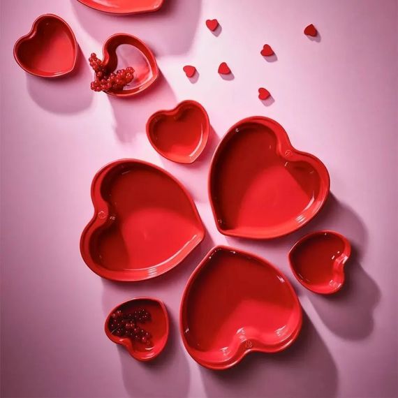 Форма для запекания "Сердце" Heart, 25,8 х 25 см, красный, Peugeot, изображение 3