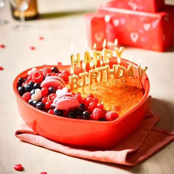 Форма для запекания "Сердце" Heart, 25,8 х 25 см, красный, Peugeot, изображение 5