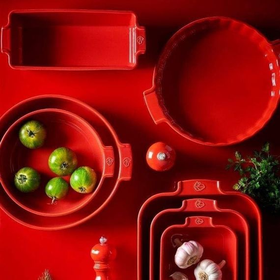 Форма для запекания круглая, 34 см, красный, Peugeot, изображение 3