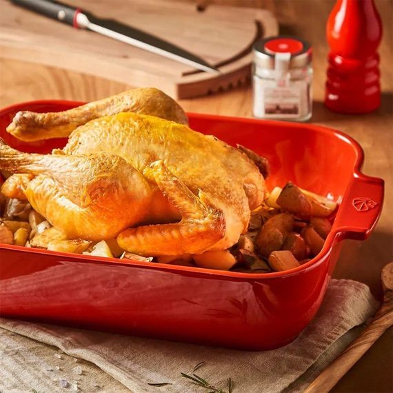 Форма для запекания прямоугольная RED 1,4 л, 25 х 15,5 см, красный, Peugeot, изображение 3