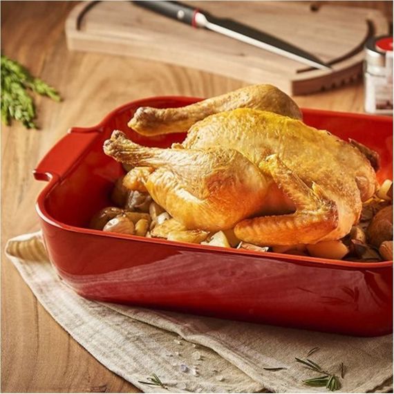 Форма для запекания прямоугольная RED 1,4 л, 25 х 15,5 см, красный, Peugeot, изображение 7