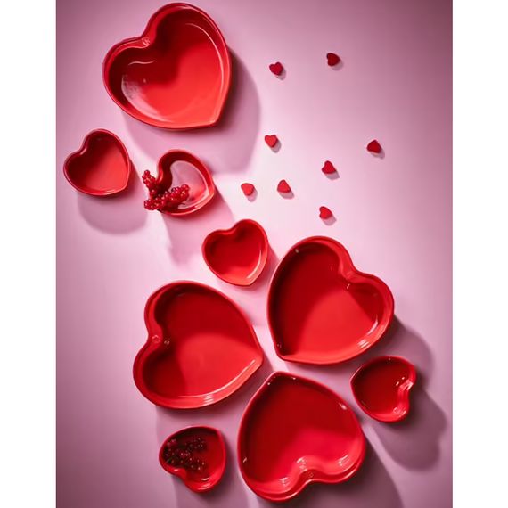 Набор из 2-х форм для запекания "Сердце" Heart, 13,4 х 13,2 см, красный, Peugeot, изображение 7