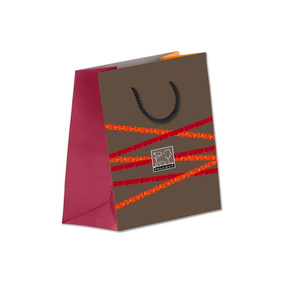 Подарочный пакет 100x75x250 мм, PEUGEOT, Франция