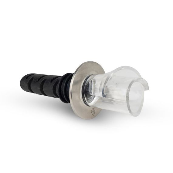 Пробка - аэратор для вина, каплеуловитель пластиковый, прозрачный ARUM, PEUGEOT, Франция