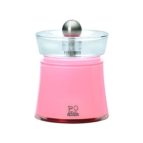 Мельница для соли 8 см, акрил, розовый, BALI PEUGEOT, Франция