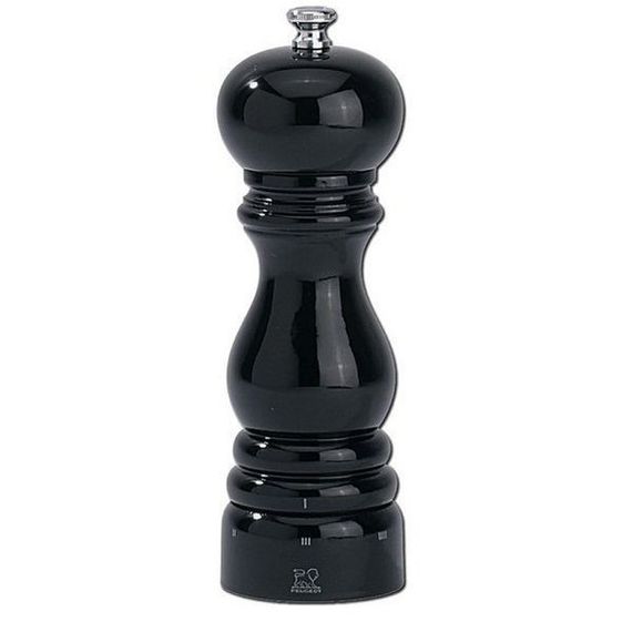 Мельница для перца 18 см, дерево, черный лакированный, PARIS SELECT PEUGEOT, Франция