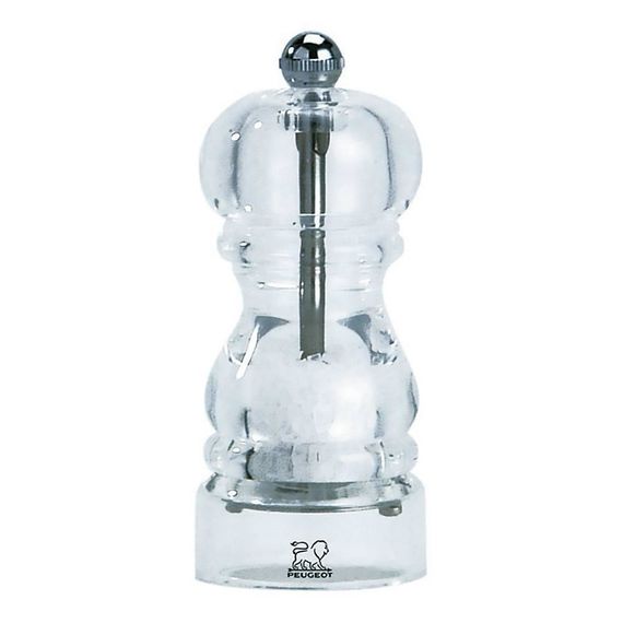 Мельница для соли 12 см, акрил, прозрачный, NANCY PEUGEOT, Франция