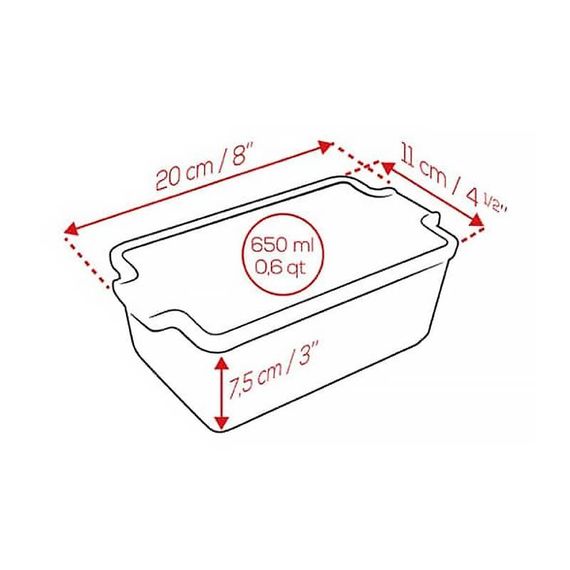 Форма для запекания с крышкой и прессом, 20х11 см, красный, Peugeot, изображение 4