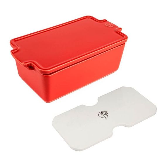 Форма для запекания с крышкой и прессом, 20х11 см, красный, Peugeot, изображение 2