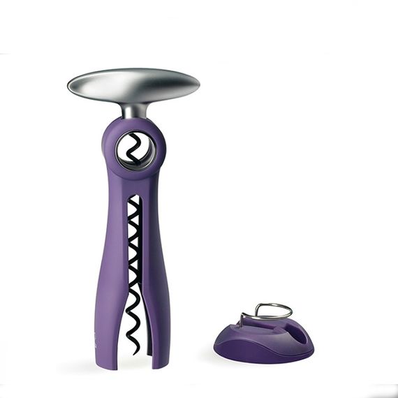 Штопор фиолетовый со срезателем фольги, Salma, серия Les tire-bouchons, 200442, PEUGEOT VIN, Франция, изображение 2