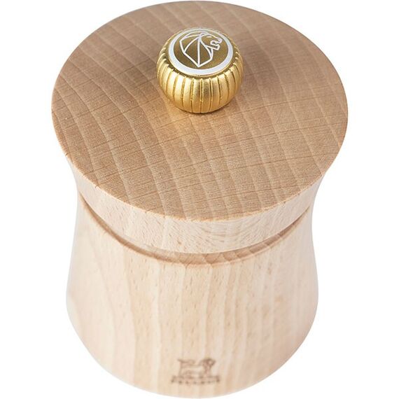 Мельница для соли с металлическим механизмом 8 см, бук, светлое дерево, BAYA PEUGEOT, Франция, изображение 3