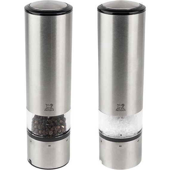 Мельница для перца электрическая на батарейках 20 см, акрил, нержавеющая сталь, ELIS SENSE PEUGEOT, Франция, изображение 7