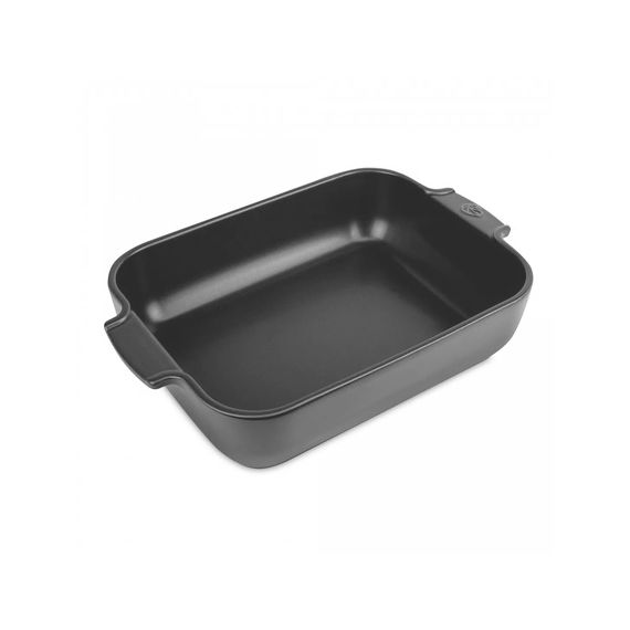 Форма для запекания прямоугольная 36х22см h=6,8см V=3,8л (внутр. размеры 30х22см), SATIN BLACK, Peugeot