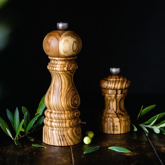 Мельница для перца 18 см, оливковое дерево, PARIS OLIVE PEUGEOT, Франция, изображение 6