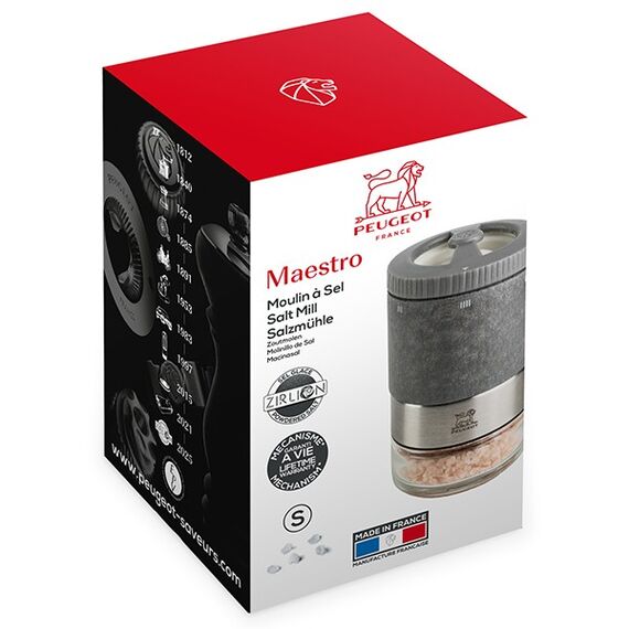 Мельница для соли 11 см, бук, цвет графит, MAESTRO PEUGEOT, Франция, изображение 11