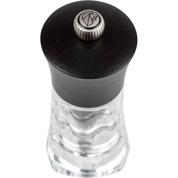 Мельница для перца 14 см, акрил, бук, цвет шоколадный, OLERON PEUGEOT, Франция, изображение 5