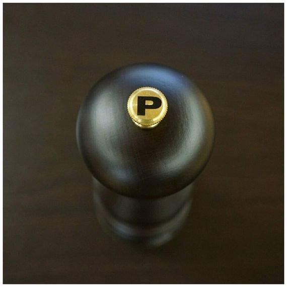 Мельница для соли 18 см, дерево, черный лакированный, PARIS PEUGEOT, Франция, изображение 4