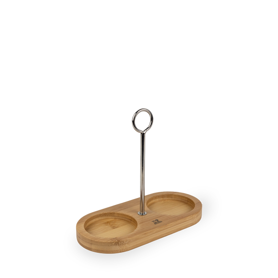 Подставка для мельниц диметром 6,5 см, бамбуковая, L 18,7 см, h 1,6 см, LINEA PEUGEOT, Франция