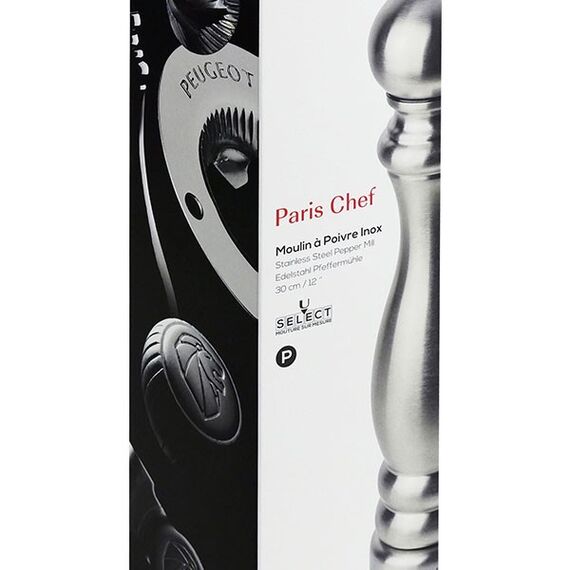 Мельница для перца 30 см, нержавеющая сталь, цвет серебристый, PARIS PEUGEOT, Франция, изображение 3