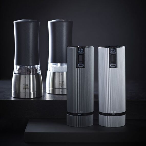 Мельница для соли электрическая 16 см, нержавеющая сталь, цвет черный, DAMAN PEUGEOT, Франция, изображение 8