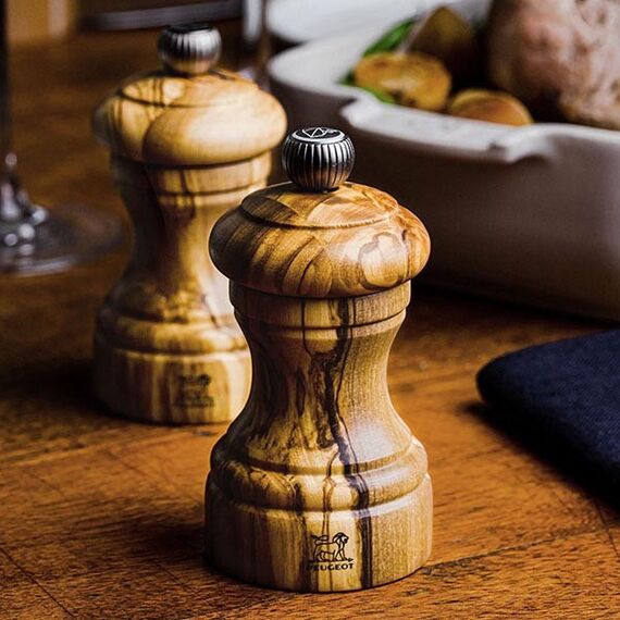 Мельница для соли 10 см, оливковое дерево, BISTRO OLIVE PEUGEOT, Франция, изображение 8